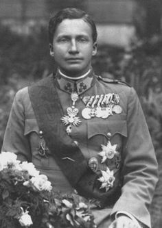 Archduke Joseph Franz, the eldest son of Archduke Joseph as a Cavalry Captain in the Royal Hungarian Army