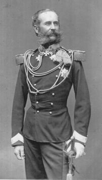 Gablenz pictured as the Colonel-Proprietor of the 6th Uhlans