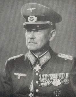 Freiherr von Bardolff in the uniform of a General der Infanterie of the German Wehrmacht (Heer)