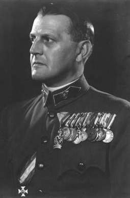 Emil Fey in the uniform of the post war Austrian Heimwehr