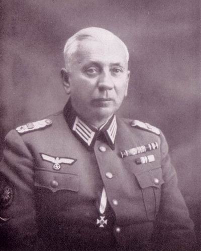 Konstantin Valentini pictured as a Wehrmacht Oberstleutnant
