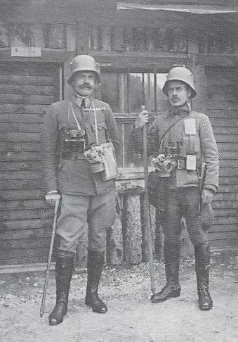 Oberst and Hauptmann in assault dress